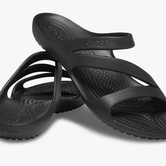 Crocs Kadee lI Slide Sandals- Black - Picture 1 of 14